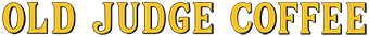 Old Judge Coffee Company Logo with classic font