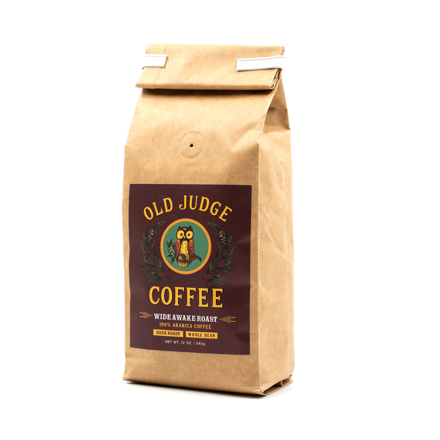 Old Judge Coffee: Wide Awake Roast (Dark Roast, Whole Bean)